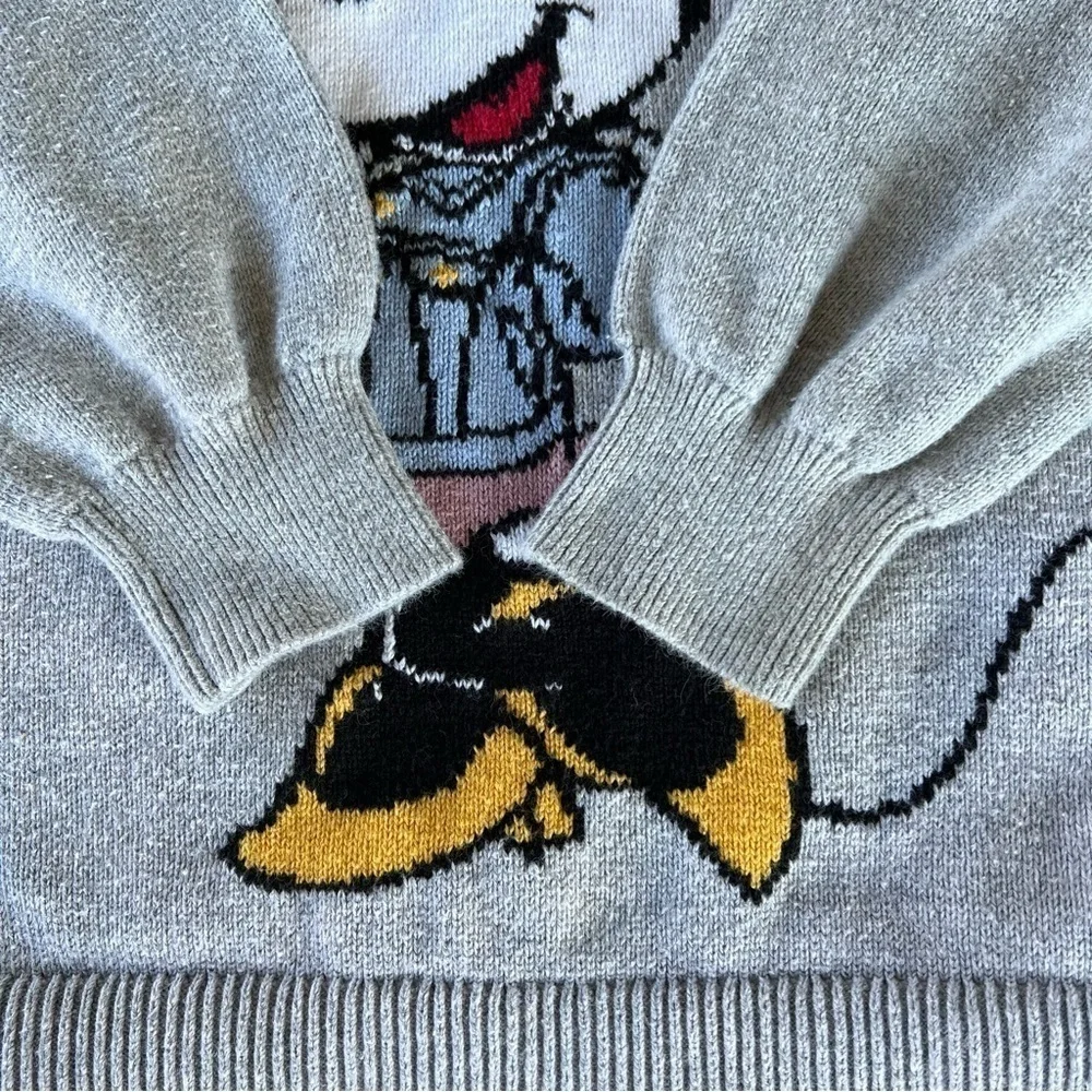 Baby Gap x Disney Minnie Mouse Hooded Knit Sweater Size 4 GUC Disneyland Mickey